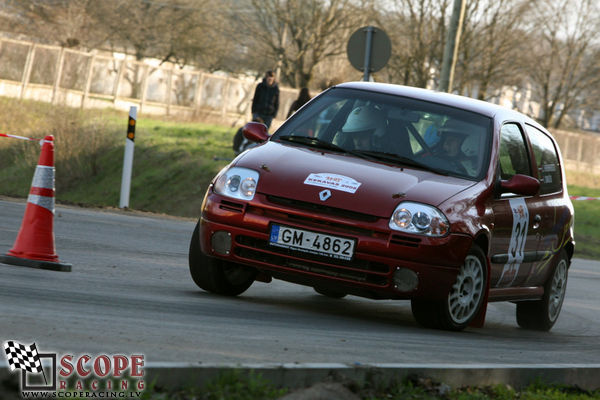 Rallijsprints Ķekavas ziema 2008