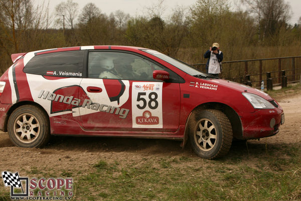 Rallijsprints Ķekavas ziema 2008