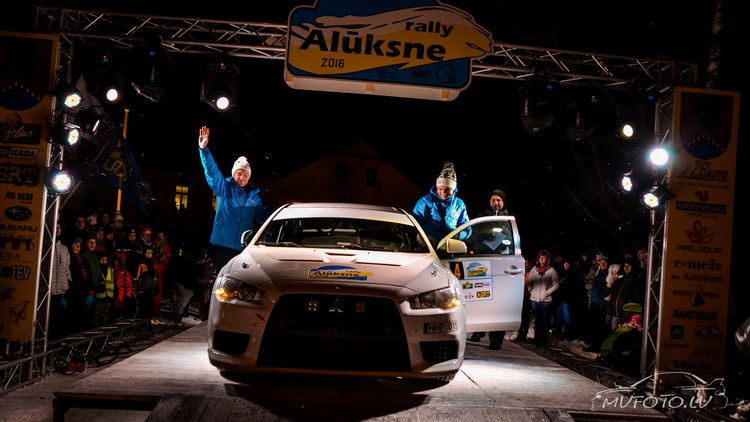 Rallijsprinta Alūksne 2016 atklāšana