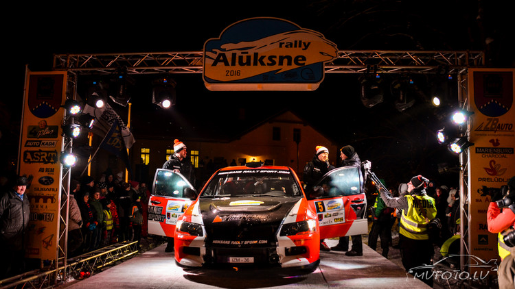 Rallijsprinta Alūksne 2016 atklāšana