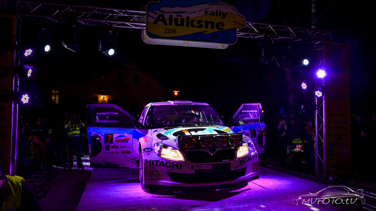 Rallijsprinta Alūksne 2016 atklāšana