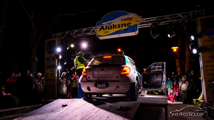 Rallijsprinta Alūksne 2016 atklāšana