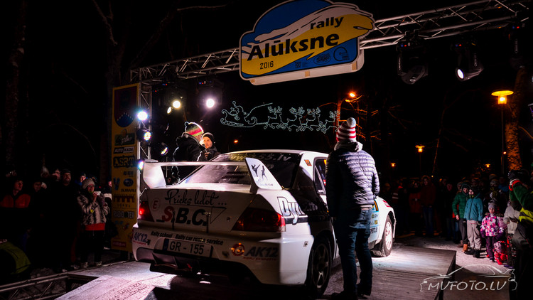 Rallijsprinta Alūksne 2016 atklāšana