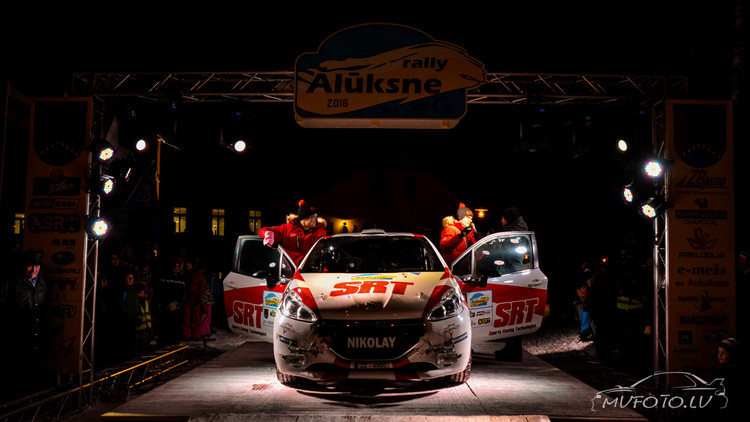 Rallijsprinta Alūksne 2016 atklāšana