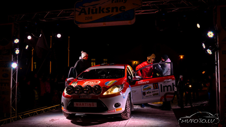 Rallijsprinta Alūksne 2016 atklāšana