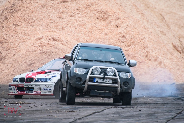 Aizkulises - kā tapa Bluša iespaidīgais drifta video Liepājas ostā