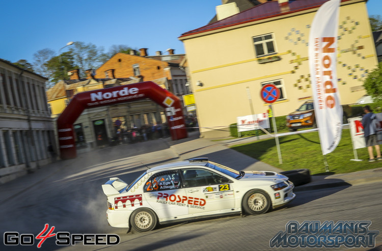 Rally Talsi pirmā diena