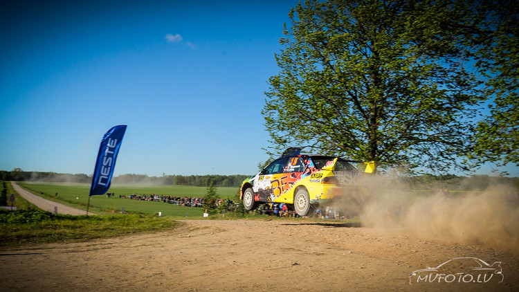 Rally Talsi iespaidīgais tramplīns 