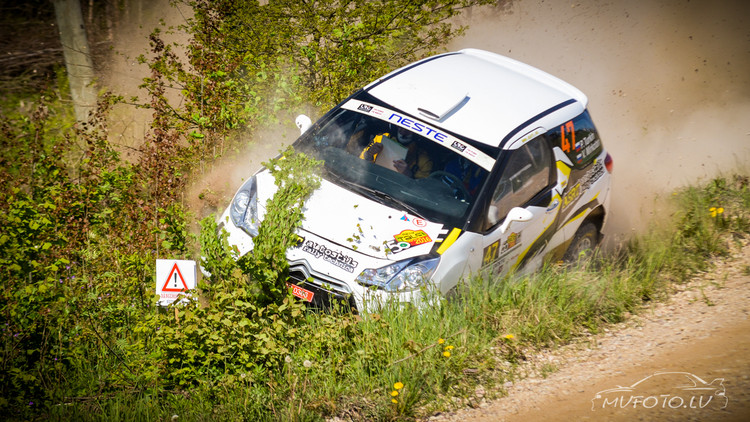 FOTO: Iespaidīgais krievu sportista kūlenis Rally Talsi 2. dienā 