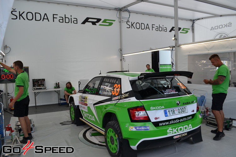 Polijas WRC servisa parks