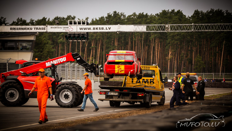 NEZ rallijkrosa 2. posms Biķernieku trasē (Mārtiņš Vanags)