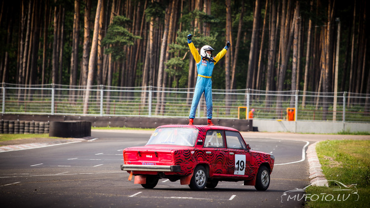 NEZ rallijkrosa 2. posms Biķernieku trasē (Mārtiņš Vanags)