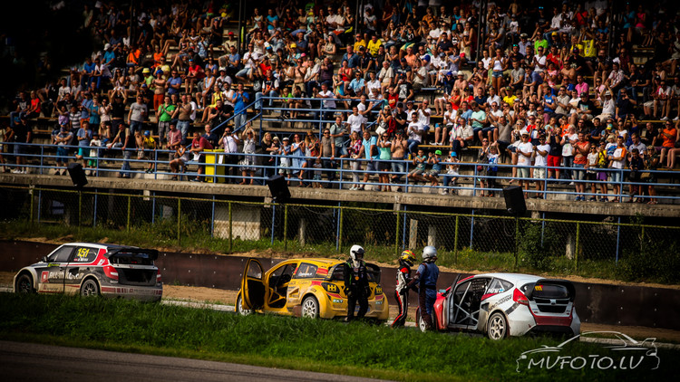 NEZ rallijkrosa 2. posms Biķernieku trasē (Mārtiņš Vanags)