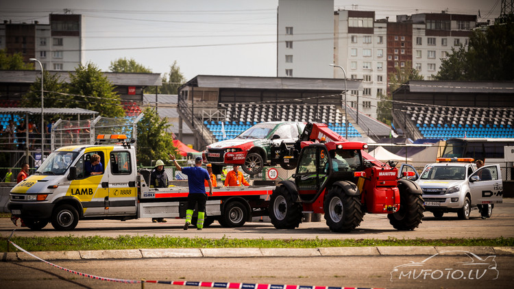 NEZ rallijkrosa 2. posms Biķernieku trasē (Mārtiņš Vanags)