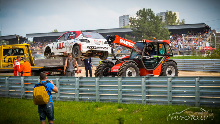 NEZ rallijkrosa 2. posms Biķernieku trasē (Egita Upīte) 