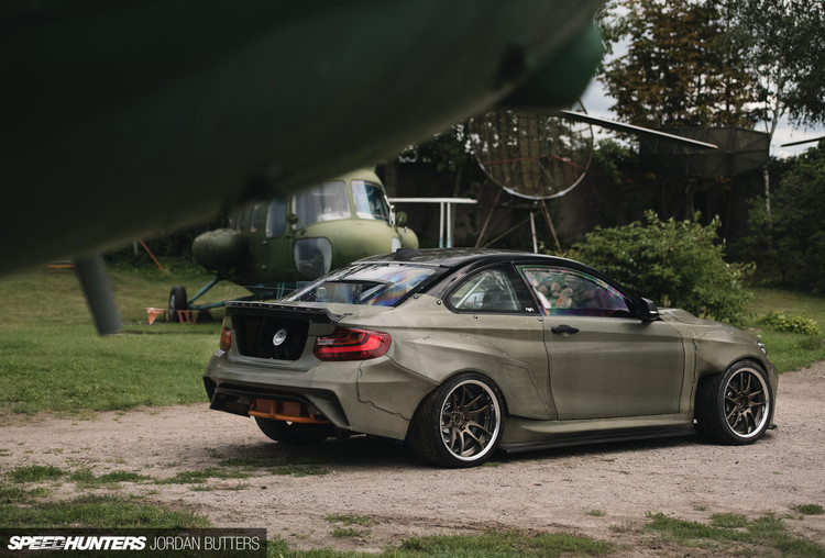 HGK uzbūvē iespaidīgu 'BMW F22 Eurofighter' drifta auto