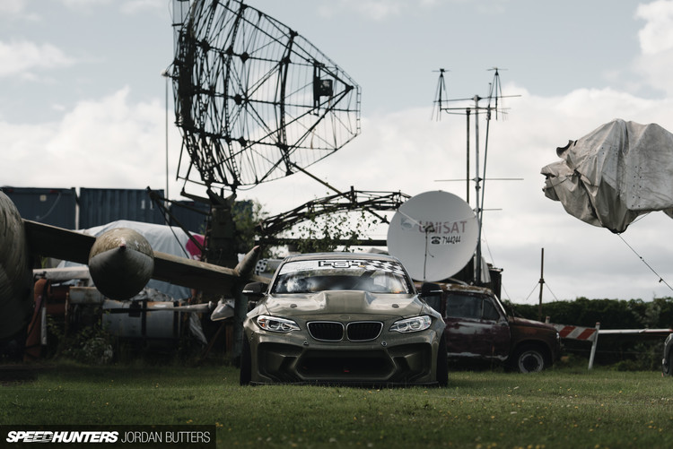 HGK uzbūvē iespaidīgu 'BMW F22 Eurofighter' drifta auto