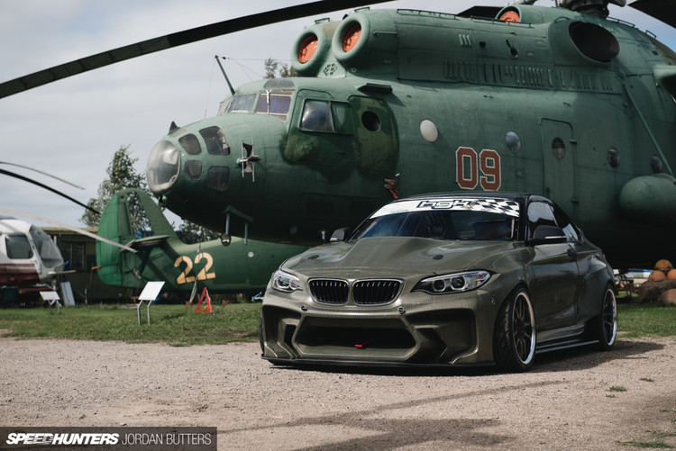 HGK uzbūvē iespaidīgu 'BMW F22 Eurofighter' drifta auto