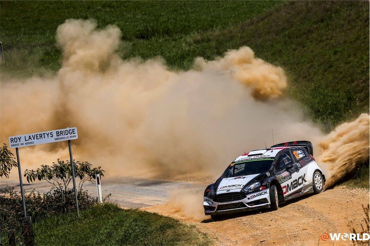Putekļiem bagātais Austrālijas WRC rallijs