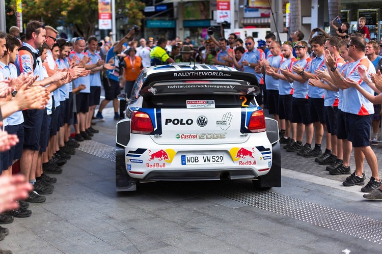 Putekļiem bagātais Austrālijas WRC rallijs