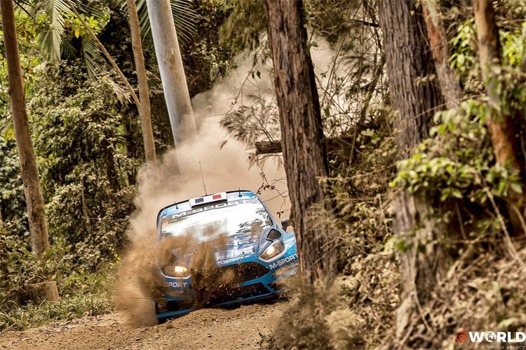 Putekļiem bagātais Austrālijas WRC rallijs