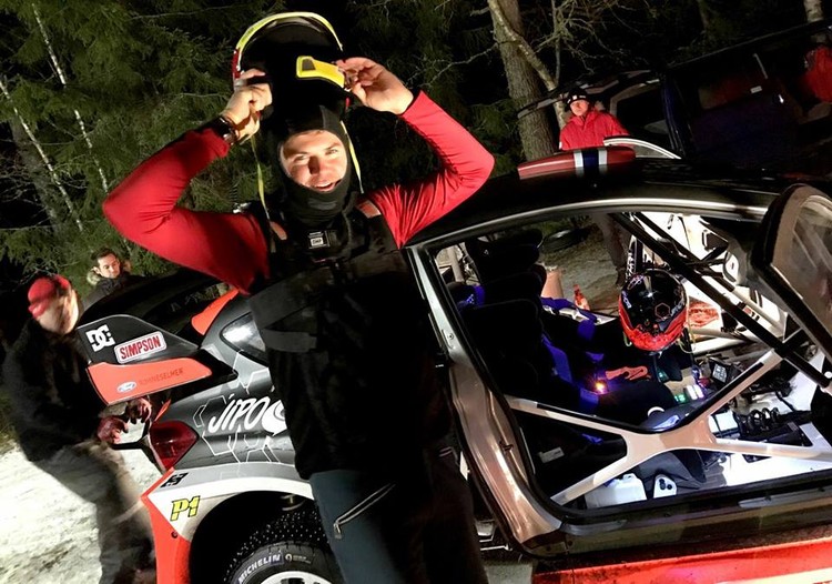 Prokopa un Ostberga komanda testē jauno 'Ford Fiesta WRC'