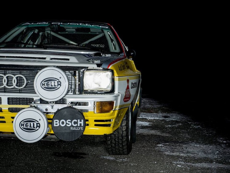 Brāļu Velmes 'Audi Quattro' nakts aizsegā