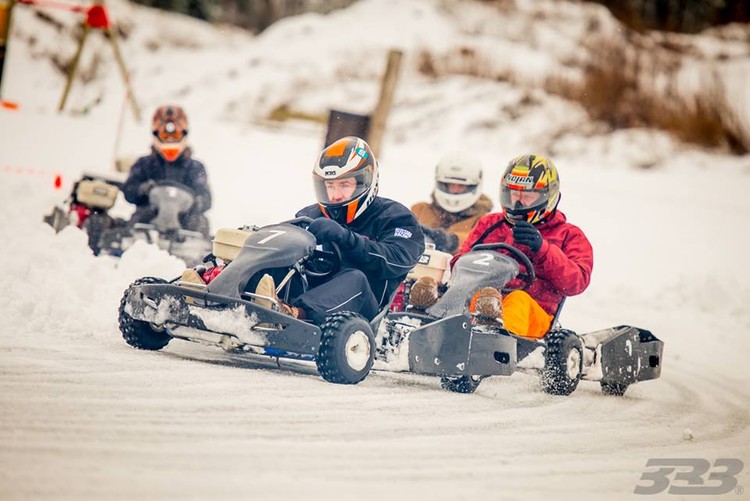  Ziemas kartingu sacensības