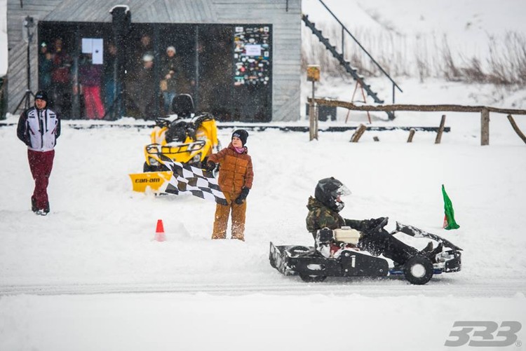  Ziemas kartingu sacensības