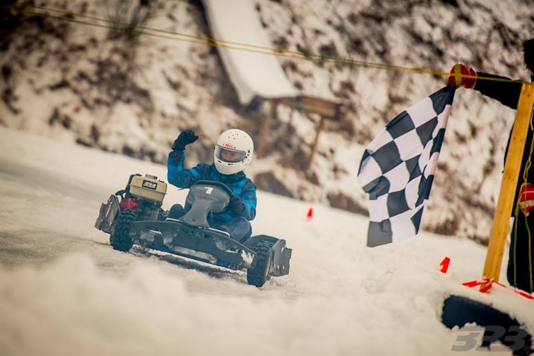  Ziemas kartingu sacensības