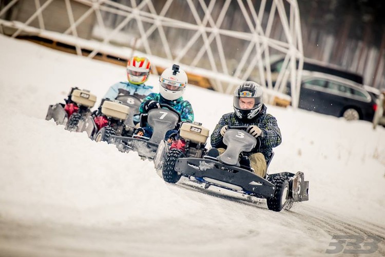  Ziemas kartingu sacensības