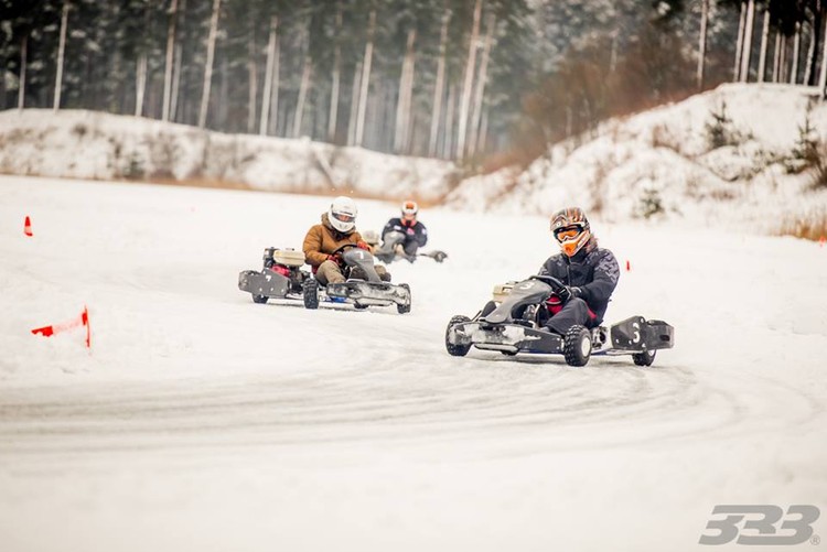  Ziemas kartingu sacensības