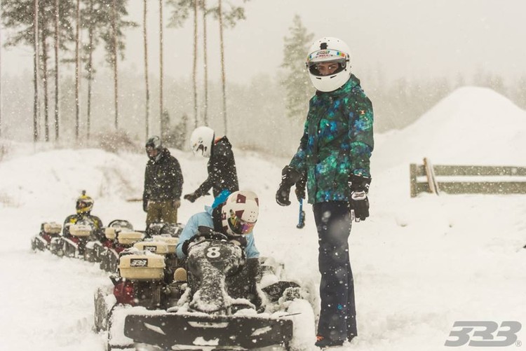  Ziemas kartingu sacensības