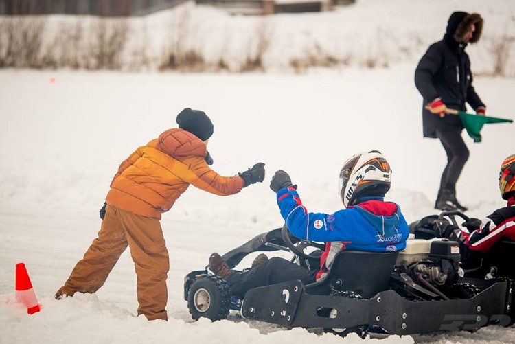  Ziemas kartingu sacensības