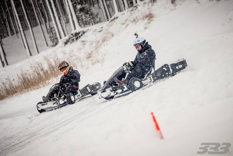  Ziemas kartingu sacensības