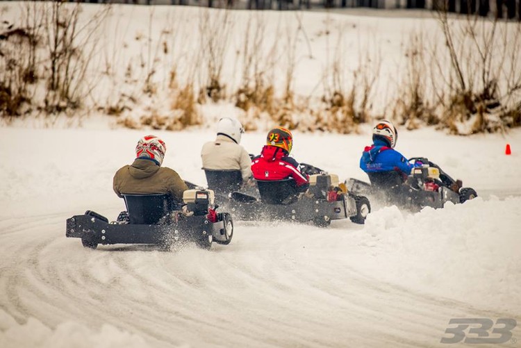  Ziemas kartingu sacensības