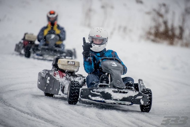  Ziemas kartingu sacensības