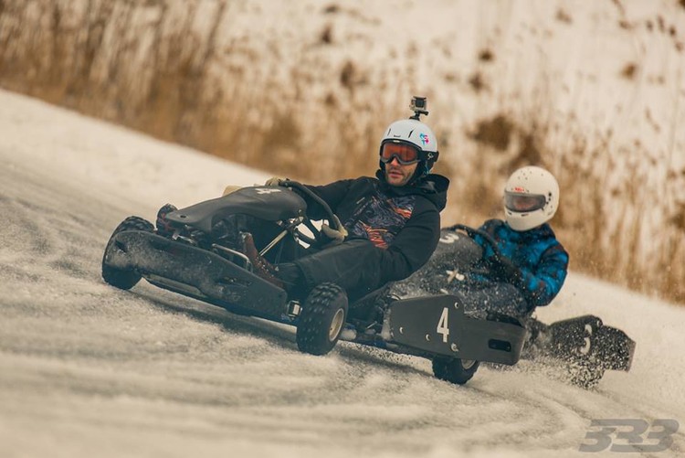  Ziemas kartingu sacensības