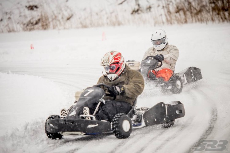  Ziemas kartingu sacensības