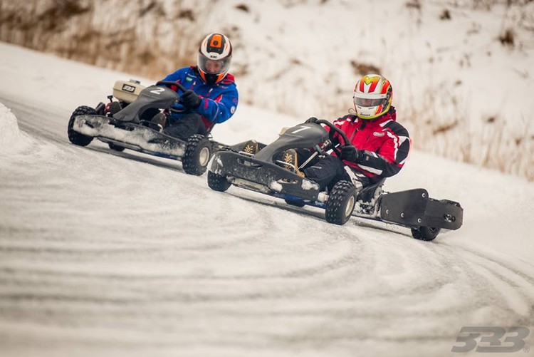  Ziemas kartingu sacensības