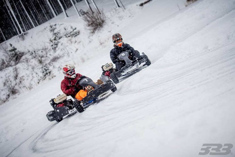  Ziemas kartingu sacensības