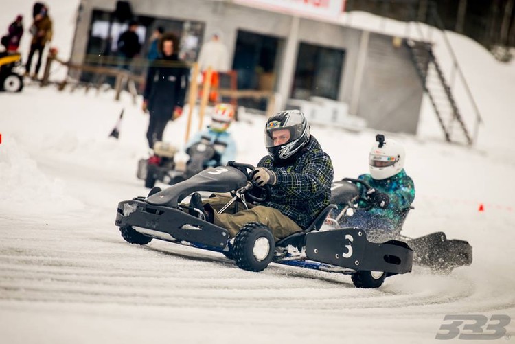  Ziemas kartingu sacensības