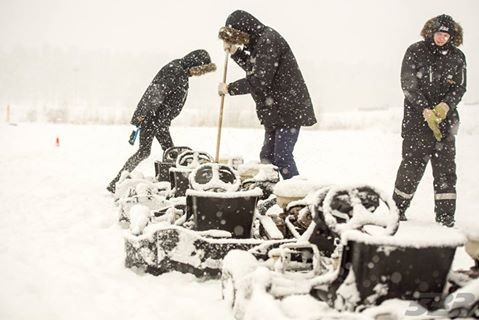  Ziemas kartingu sacensības