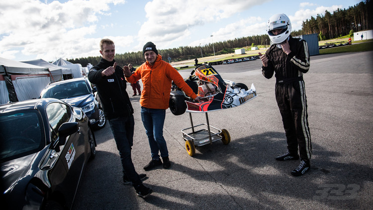 Ziemeļeiropas lielākās sporta kartingu sacensības 333 trasē