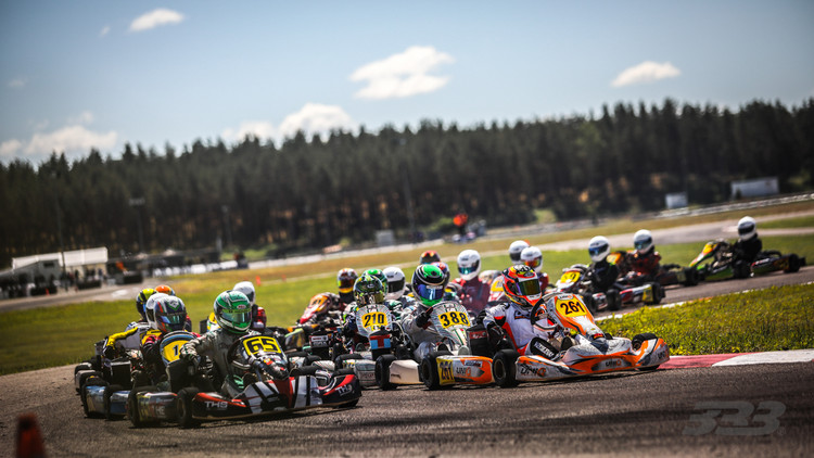 Ziemeļeiropas lielākās sporta kartingu sacensības 333 trasē