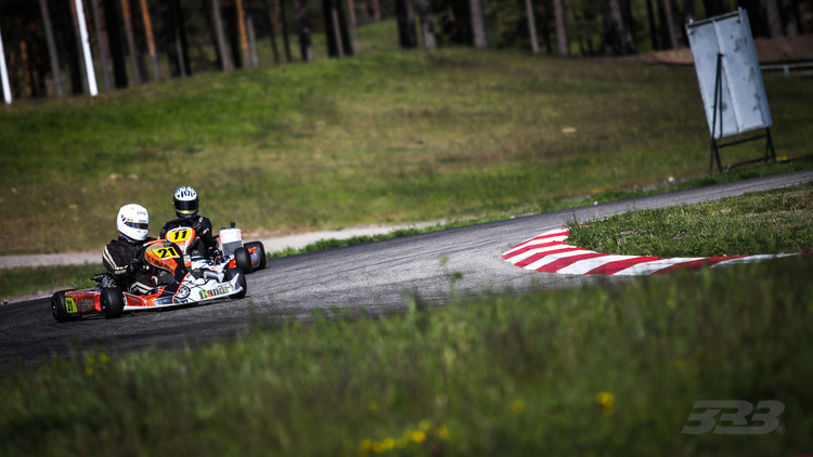 Ziemeļeiropas lielākās sporta kartingu sacensības 333 trasē