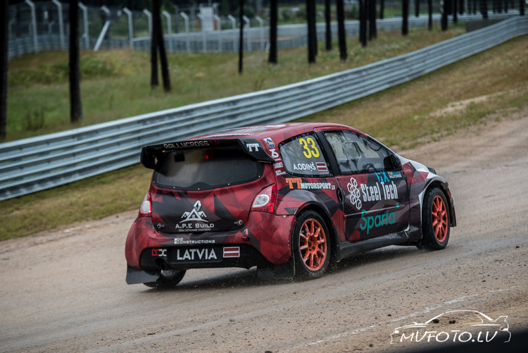 Neste World RX of Latvia oficiālie treniņi Biķernieku trasē 