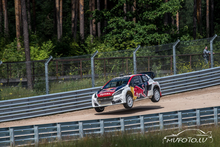 Neste World RX of Latvia oficiālie treniņi Biķernieku trasē 