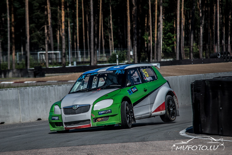 Neste World RX of Latvia oficiālie treniņi Biķernieku trasē 