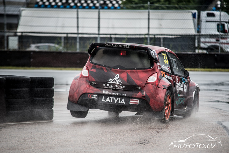 Neste World RX of Latvia oficiālie treniņi Biķernieku trasē 